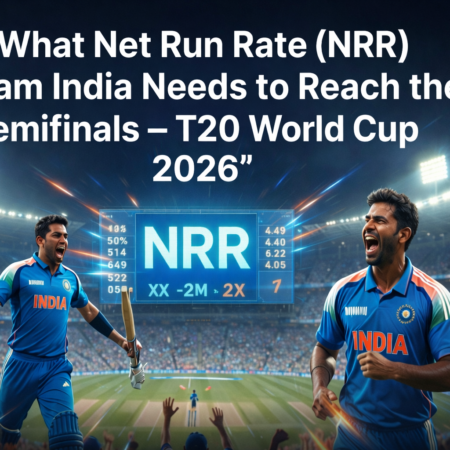 What Net Run Rate (NRR) Team India Needs to Reach the Semifinals – T20 World Cup 2026