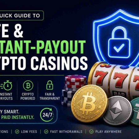 A Quick Guide to Safe & Instant-Payout Crypto Casinos
